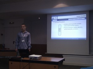 Pablo Curiel presenting at UBICOMM12
